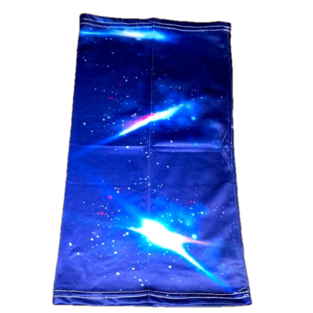 6/$20 New blue Celestial neck gaiter - long